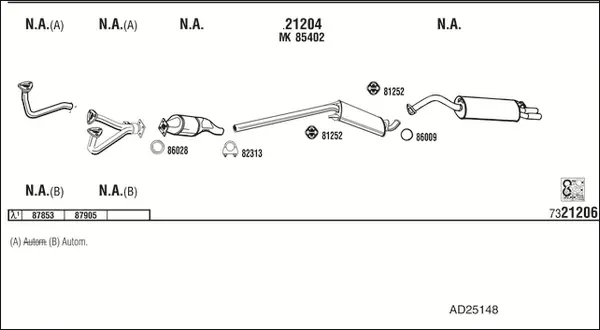 Изпускателна система WALKER              