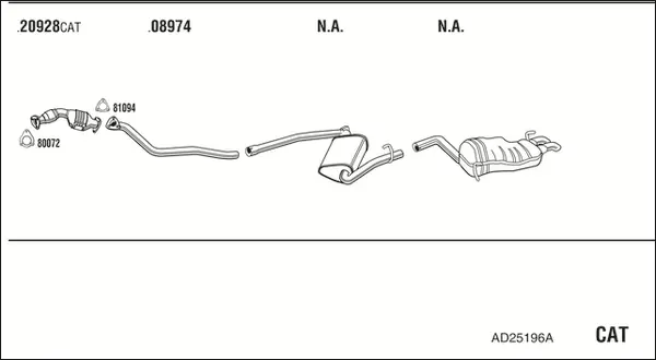 Изпускателна система WALKER              