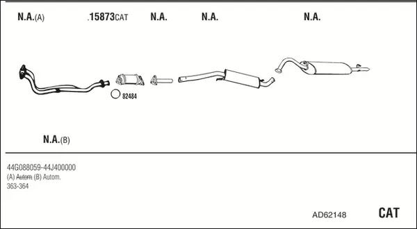 Изпускателна система WALKER              