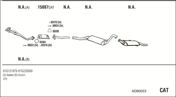 Изпускателна система WALKER              