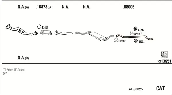 Изпускателна система WALKER              