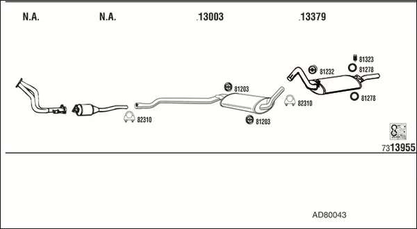 Изпускателна система WALKER              