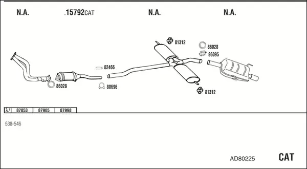 Изпускателна система WALKER              