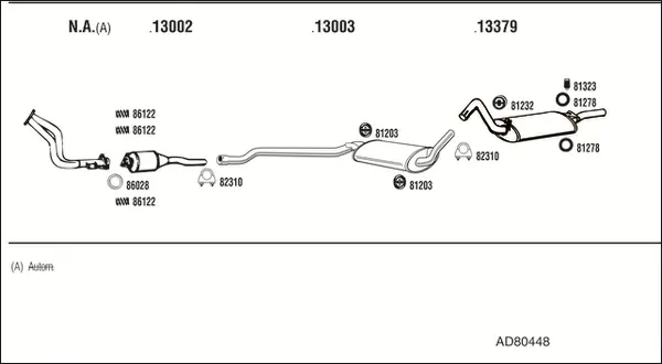 Изпускателна система WALKER              