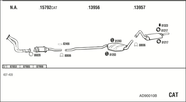 Изпускателна система WALKER              