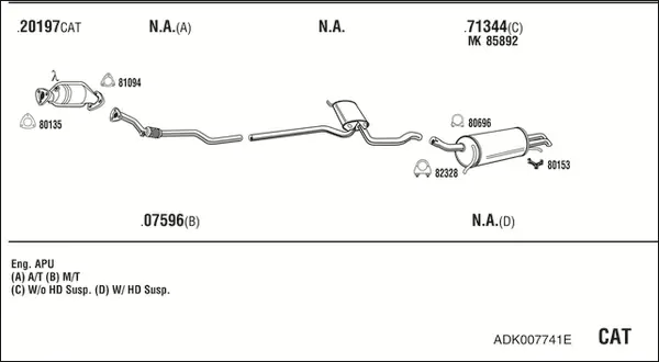 Изпускателна система WALKER              