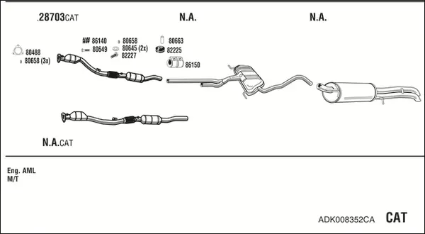 Изпускателна система WALKER              