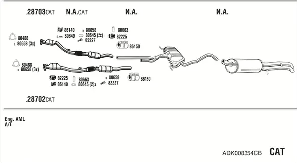 Изпускателна система WALKER              