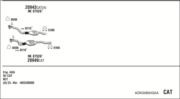 Изпускателна система WALKER              