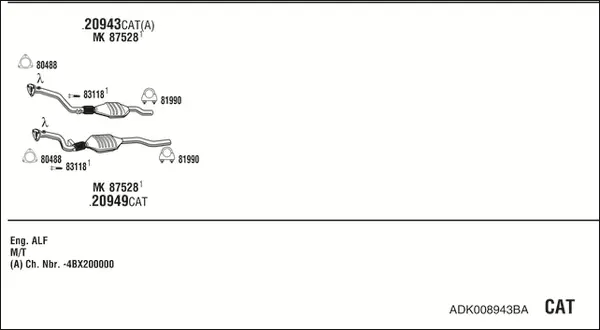 Изпускателна система WALKER              