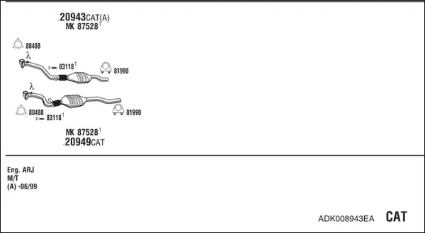 Изпускателна система WALKER              