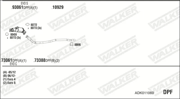 Изпускателна система WALKER              