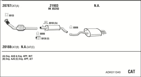 Изпускателна система WALKER              