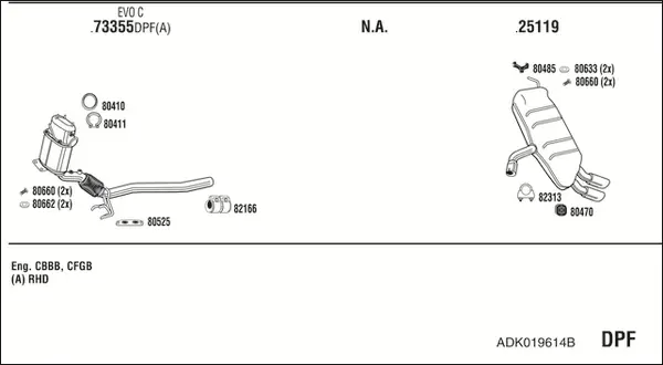 Изпускателна система WALKER              