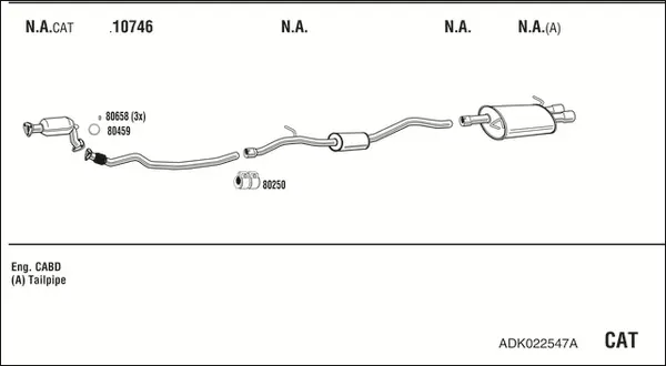 Изпускателна система WALKER              