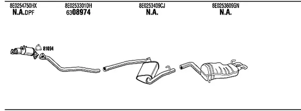 Изпускателна система WALKER              