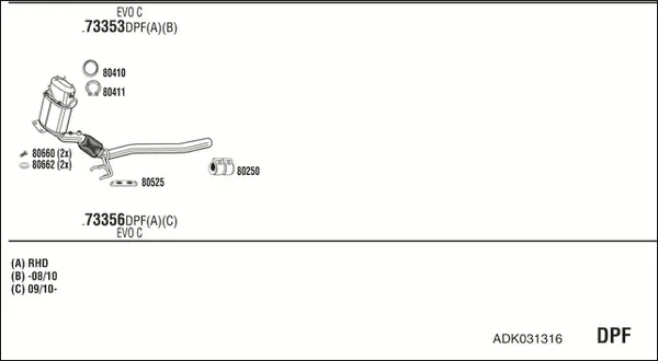 Изпускателна система WALKER              