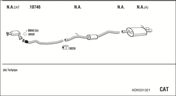 Изпускателна система WALKER              