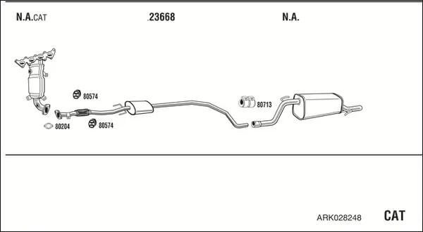 Изпускателна система WALKER              