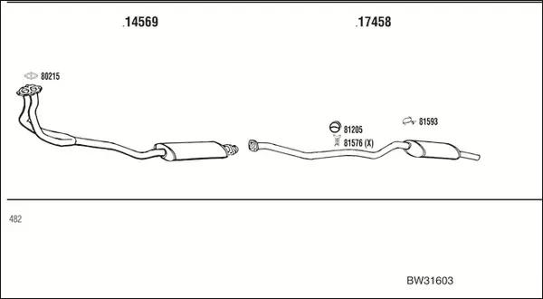 Изпускателна система WALKER              