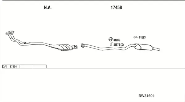 Изпускателна система WALKER              
