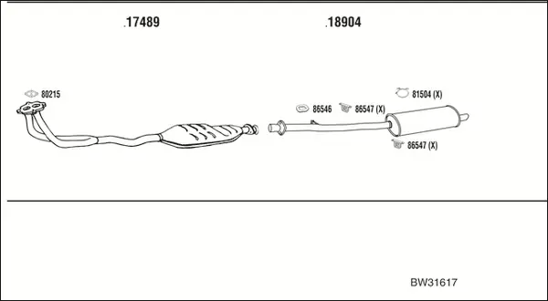 Изпускателна система WALKER              