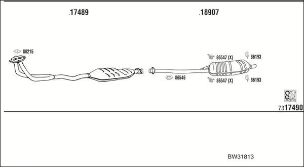 Изпускателна система WALKER              