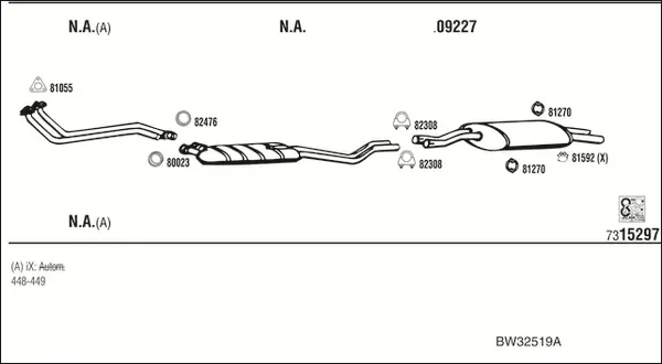 Изпускателна система WALKER              