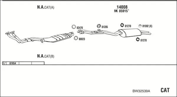 Изпускателна система WALKER              
