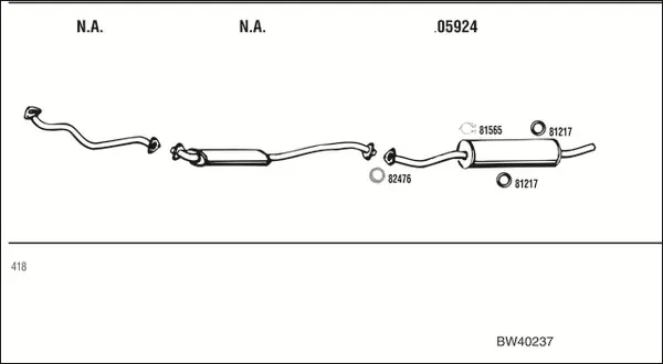 Изпускателна система WALKER              
