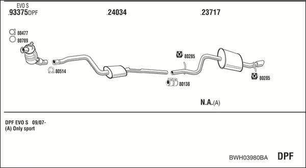 Изпускателна система WALKER              
