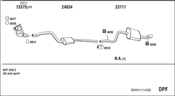Изпускателна система WALKER              