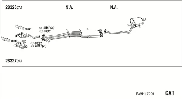 Изпускателна система WALKER              