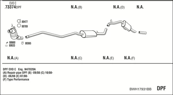 Изпускателна система WALKER              