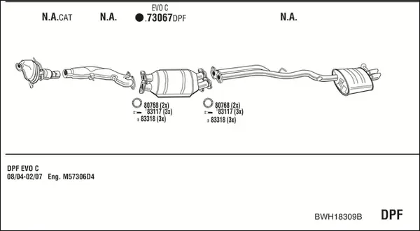 Изпускателна система WALKER              