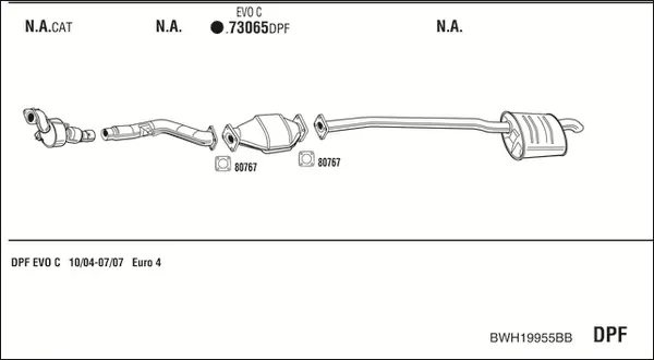 Изпускателна система WALKER              