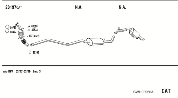 Изпускателна система WALKER              