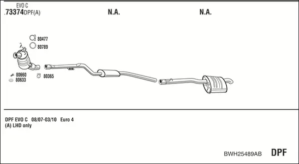Изпускателна система WALKER              