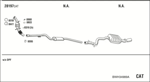 Изпускателна система WALKER              
