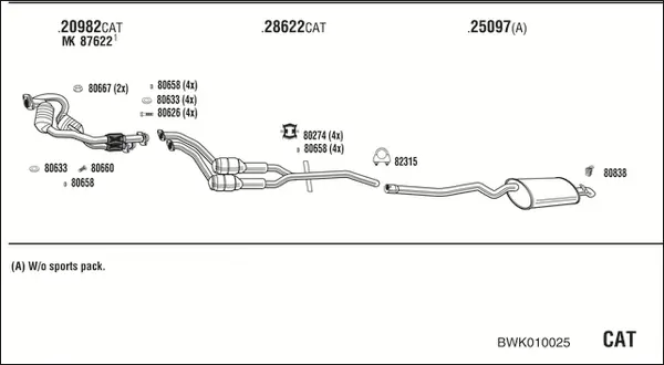 Изпускателна система WALKER              