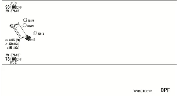 Изпускателна система WALKER              