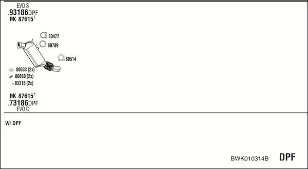 Изпускателна система WALKER              