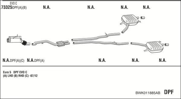Изпускателна система WALKER              