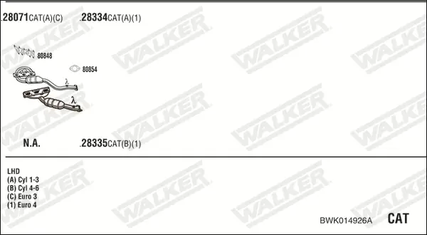 Изпускателна система WALKER              