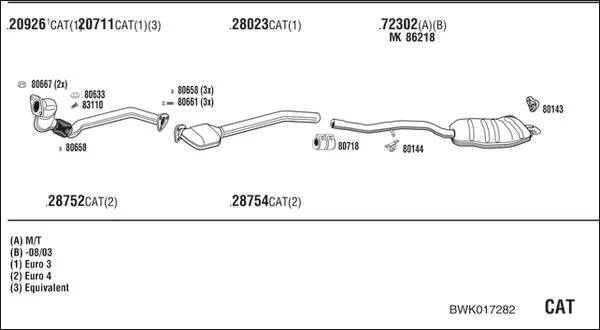Изпускателна система WALKER              
