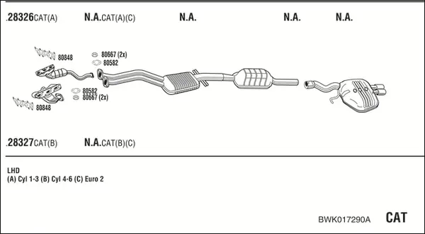 Изпускателна система WALKER              