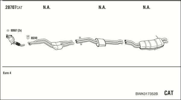 Изпускателна система WALKER              