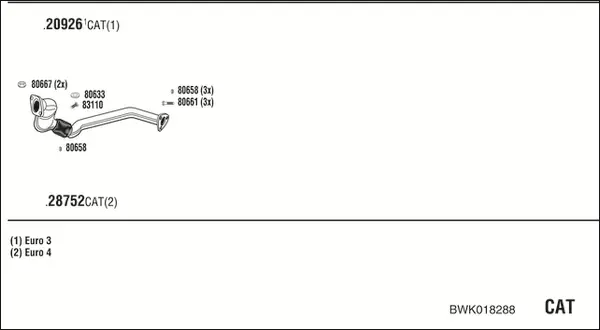Изпускателна система WALKER              