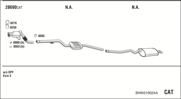 Изпускателна система WALKER              