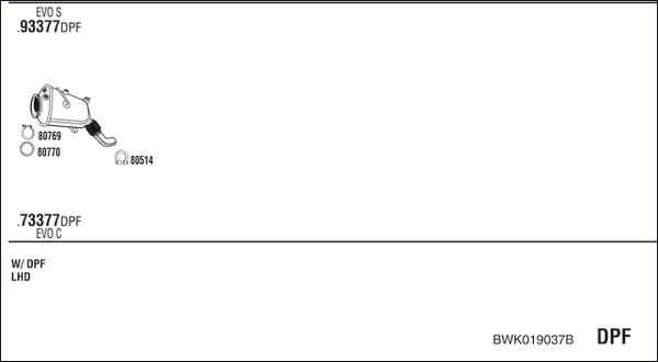 Изпускателна система WALKER              